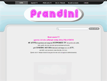 Tablet Screenshot of prandinimobili.it